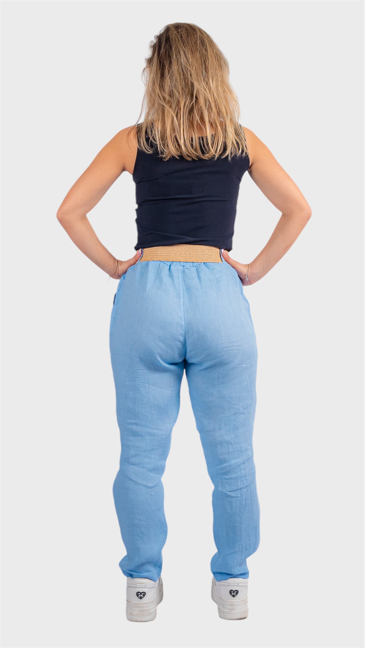 PANTALON LINO CINTURON