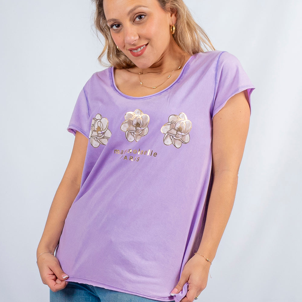 
                      
                        POLERA ESTAMPADA FLOR
                      
                    