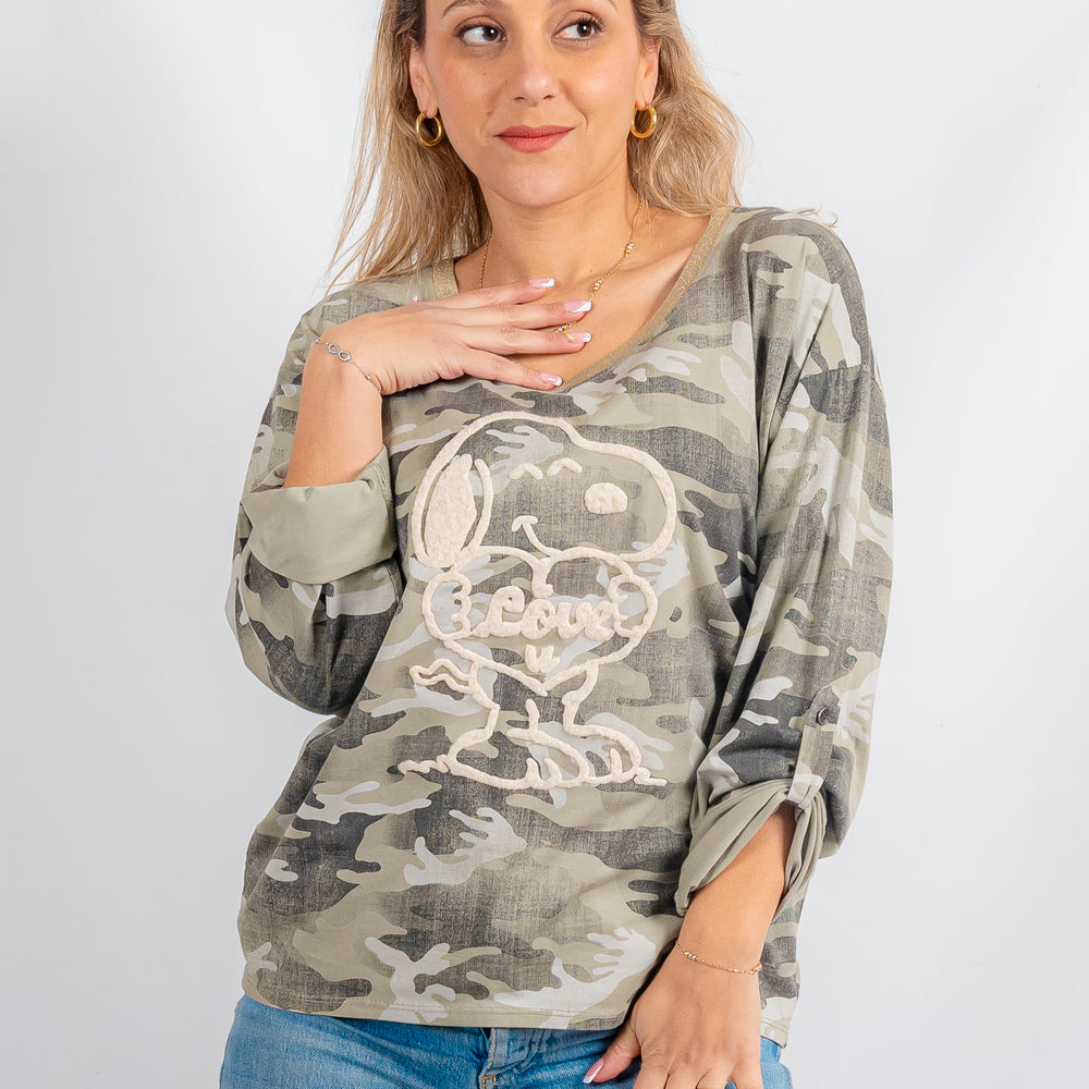 
                      
                        POLERA MILITAR CUELLO BRILLO
                      
                    