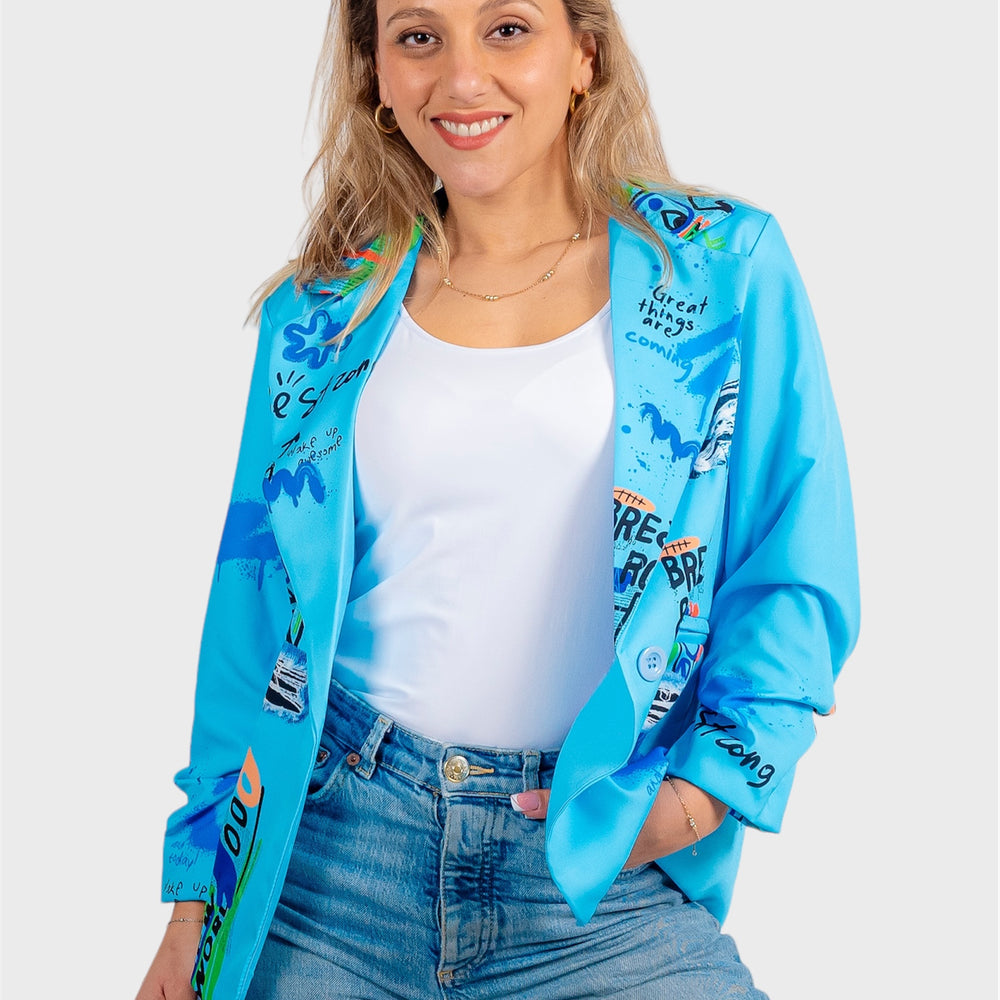 
                      
                        BLAZER ESTAMPADO BOLSILLO OJAL
                      
                    