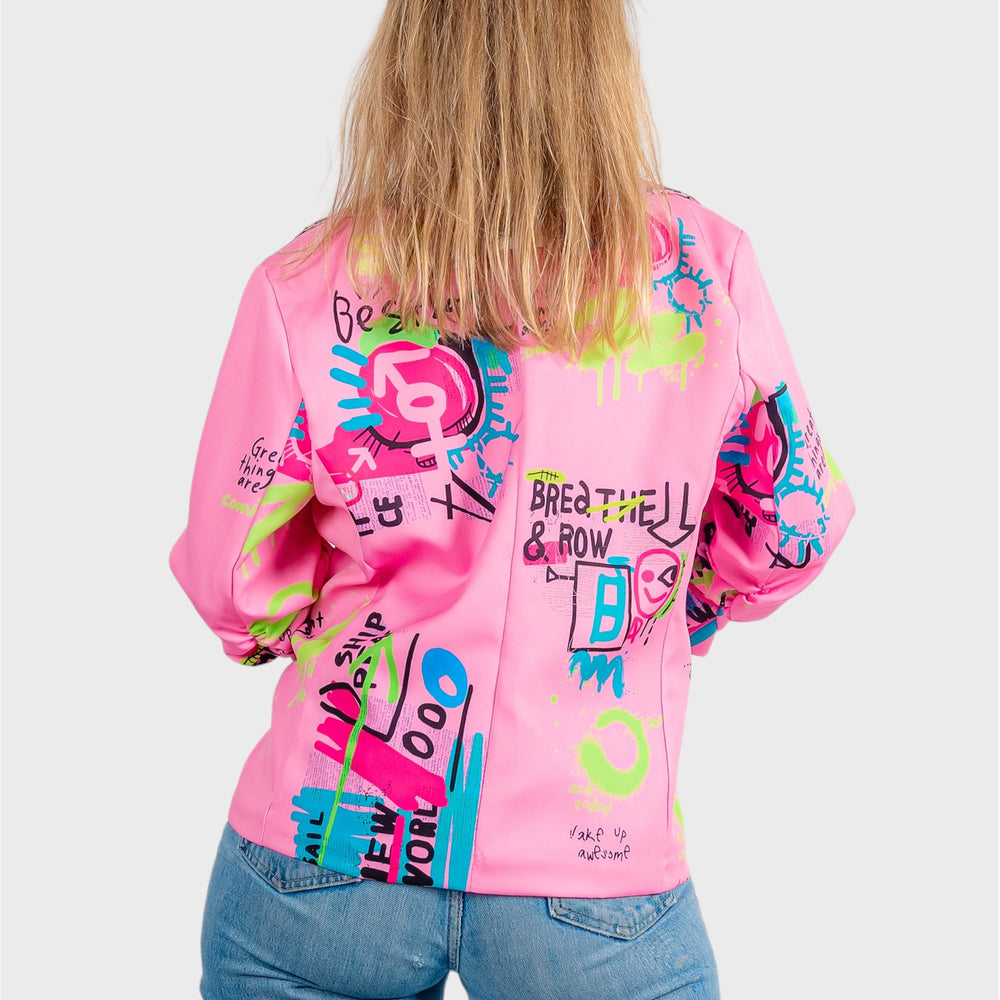 BLAZER ESTAMPADO BOLSILLO OJAL