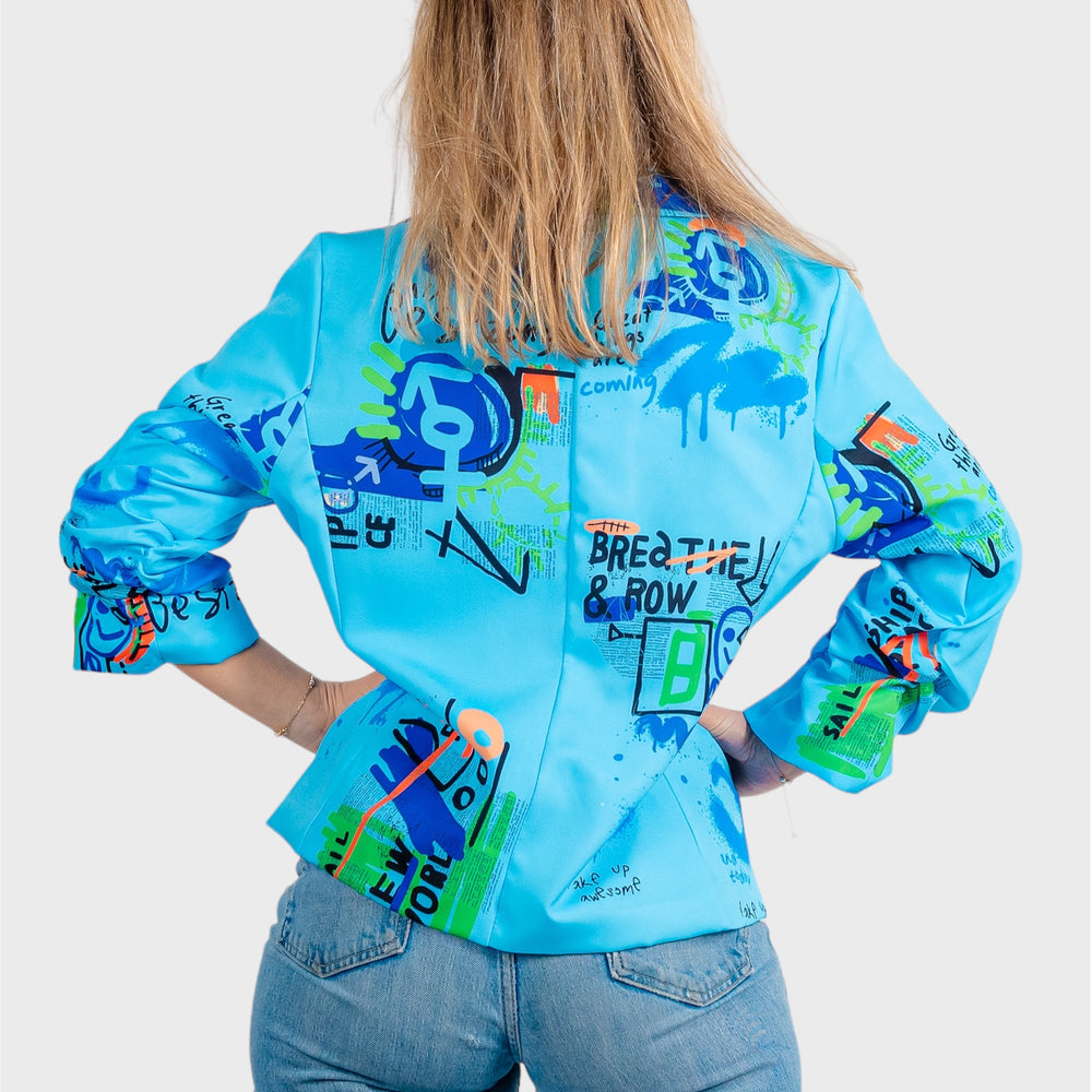 
                      
                        BLAZER ESTAMPADO BOLSILLO OJAL
                      
                    